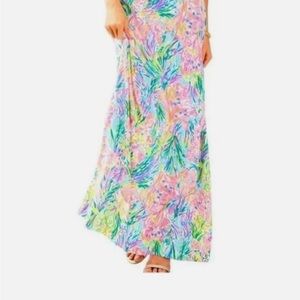 Lilly Pulitzer Nola beach maxi skirt size medium